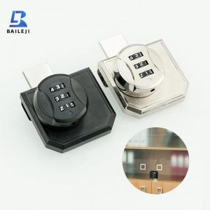 BLJ-3 Position Keyless Glass Display Cabinet Lock With Code No Need to Drill Hole Display Wine Cabinet Door Lock