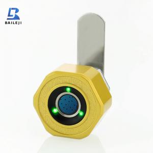 BLJ-bluetooth App Smartphone Wireless Drawer Lock Biometric Fingerprint Keyless Cabinet Electronic Lock Gold